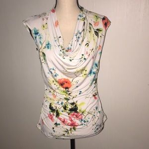 Worthington floral print top